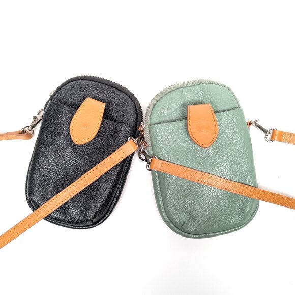 DIVINA FIRENZE Made in Italy His and Hers Leather Crossbody Set - Picture 16 of 16